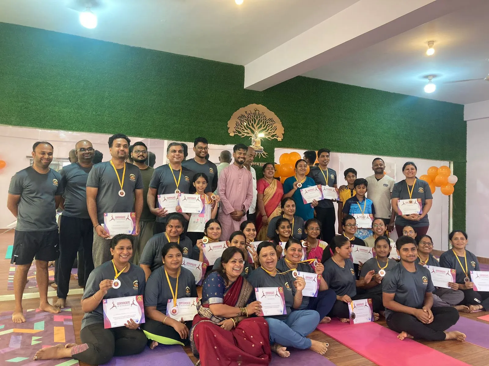 Members at The Yoga Roots studio, photo 1
