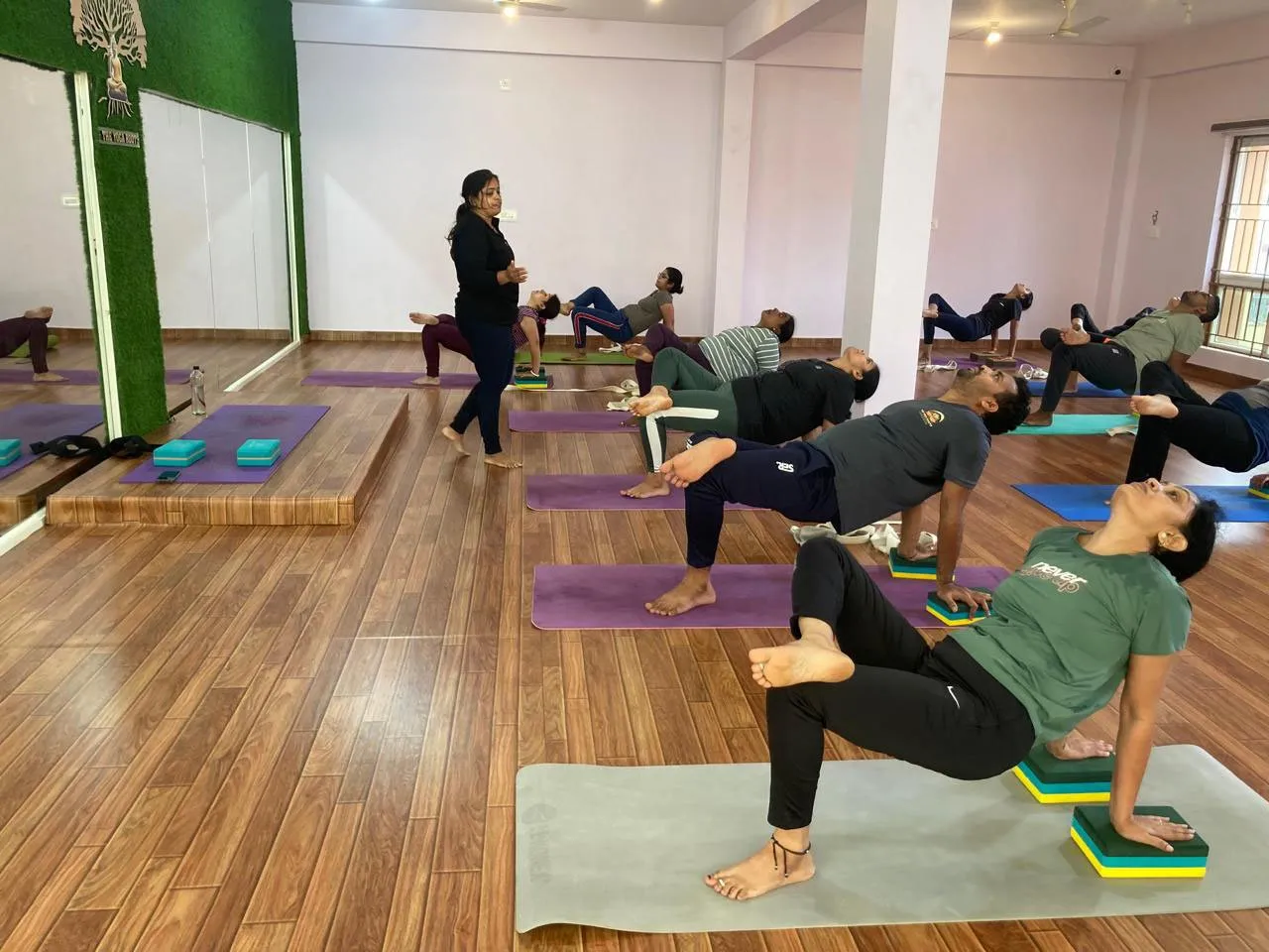 Members at The Yoga Roots studio, photo 3